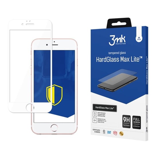 Szkło hartowane na cały ekran do Apple iPhone 6/6s - 3mk HardGlass Max Lite 3MK