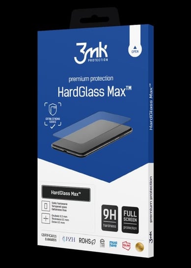 Szkło hartowane na cały ekran do Apple iPhone X/XS/11 Pro - 3mk HardGlass Max 3MK
