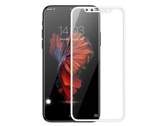 Szkło hartowane na cały ekran Full Glue iPhone X Xs Bałe Alogy