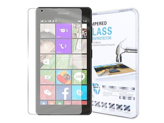 Szkło Hartowane Ochronne 9H Do Microsoft Lumia 540 VegaCom