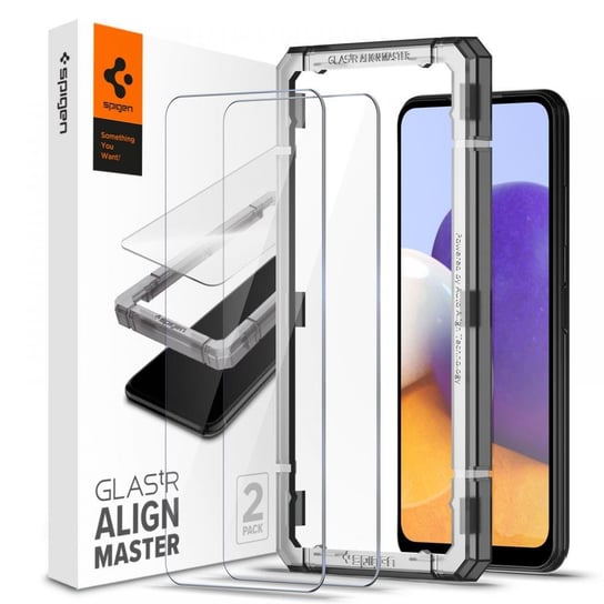 Szkło Hartowane Spigen Alm Glas.Tr 2-Pack Galaxy A22 5G Spigen