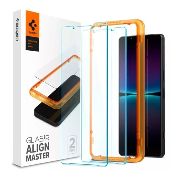 Szkło hartowane spigen alm glas.tr slim 2-pack sony xperia 1 iv 4kom.pl