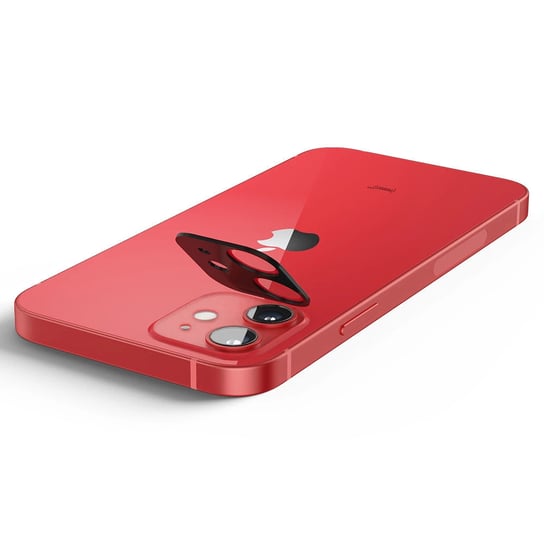 Szkło hartowane SPIGEN na aparat tR Optik Lens na iPhone 12 mini, czerwone Spigen