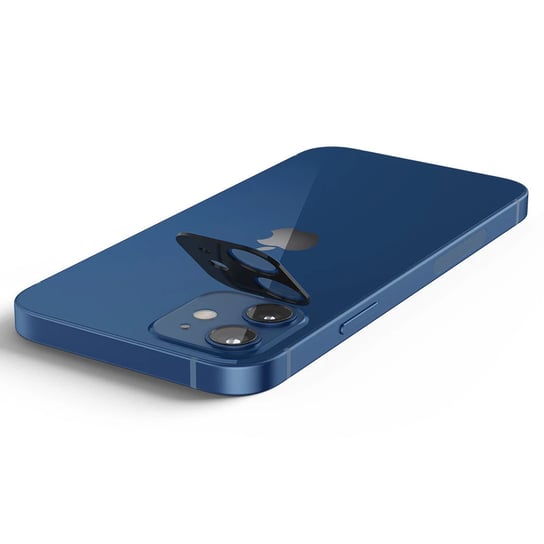 Szkło hartowane SPIGEN na aparat tR Optik Lens na iPhone 12, niebieskie Spigen