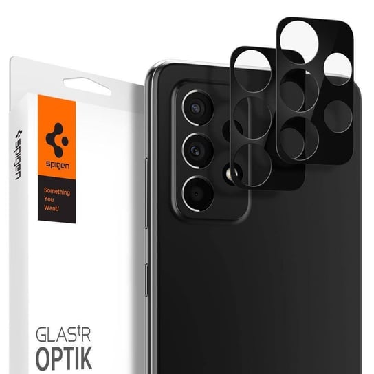 Szkło Hartowane Spigen Optik.Tr Camera Lens Galaxy A52 Lte/5G Black Spigen