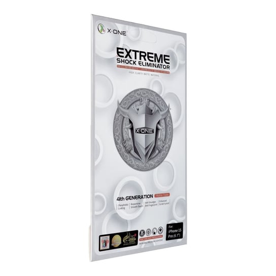 Szkło hartowane X-ONE Extreme Shock Eliminator 4th gen. Matowe - do iPhone 15 Pro Inna marka