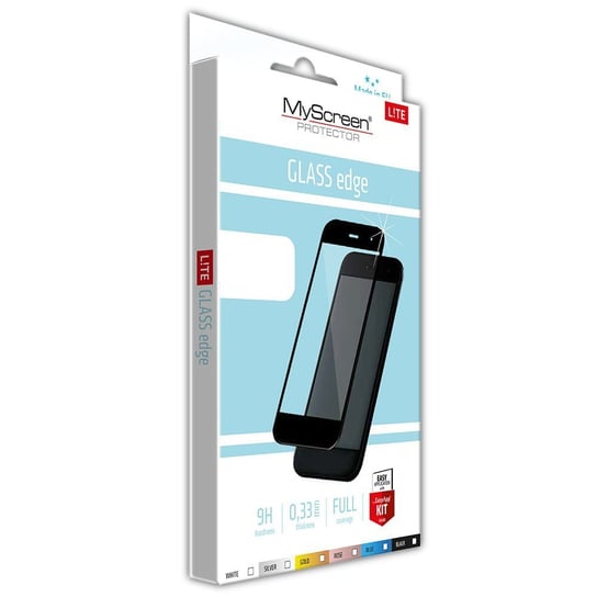 Szkło Hartowane XIAOMI REDMI 9 MyScreen Lite Edge czarne Full Glue MyScreenProtector