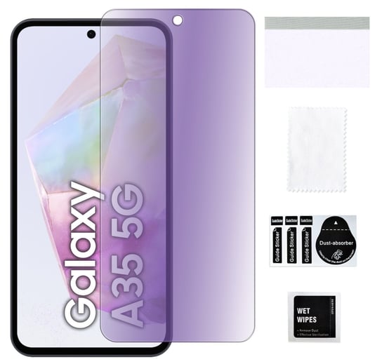 Szkło hybrydowe anti-blue do SAMSUNG GALAXY A35 5G ochrona na ekran glass MARTECH