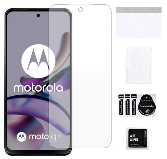 Szkło hybrydowe do MOTOROLA MOTO G13 G23 G53 G73 ochronna na ekran glass 9H MARTECH