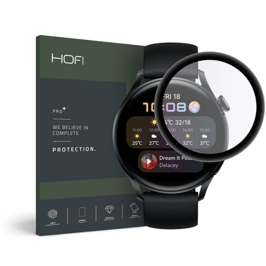 Szkło Hybrydowe Hofi Hybrid Glass Huawei Watch 3 46Mm Black Hofi Glass