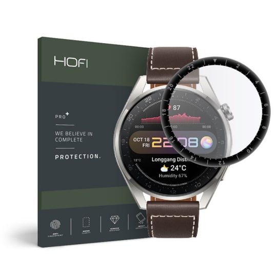 Szkło Hybrydowe Hofi Hybrid Glass Huawei Watch 3 Pro 48Mm Black Hofi Glass