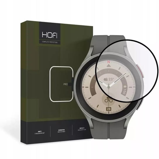 Szkło hybrydowe Hofi Hybrid Pro+ do Samsung Galaxy Watch 5 Pro (45mm) Black 4kom.pl