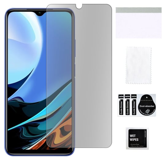 Szkło hybrydowe matowe do XIAOMI REDMI 9T ochrona na ekran szybka trwała 9H MARTECH