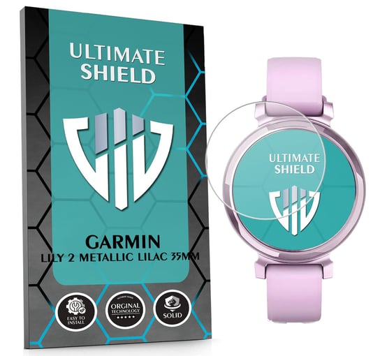 SZKŁO HYBRYDOWE SZKIEŁKO OCHRONNE DO GARMIN LILY 2 METALLIC LILAC 35MM Garmin