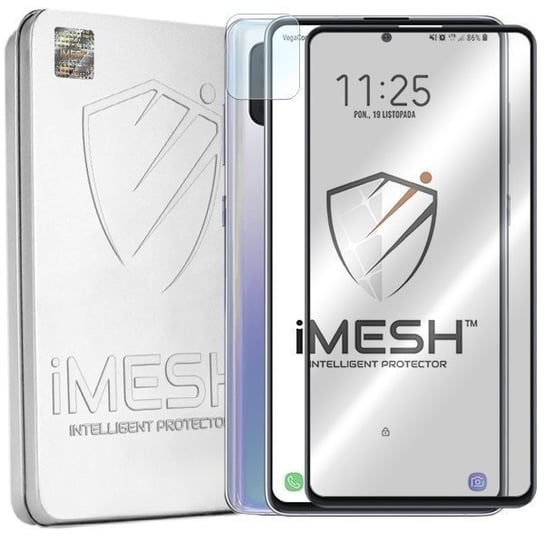 Szkło Imesh 5D Do Galaxy A91 Wyświetlacz + Aparat iMesh
