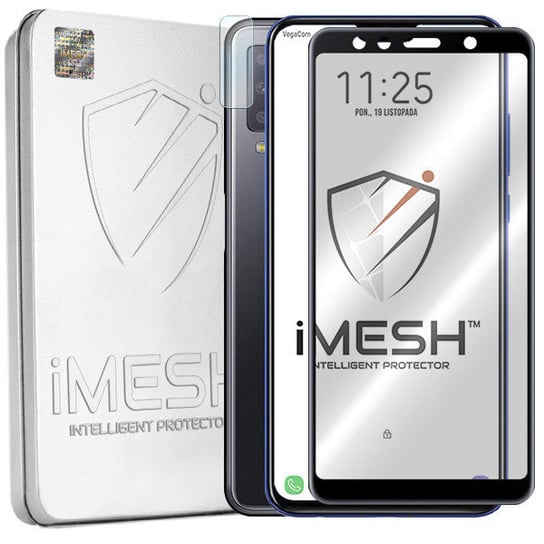 Szkło Imesh 5D Galaxy A7 2018 Wyświetlacz + Aparat iMesh