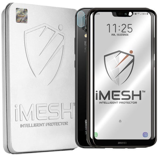 Szkło Imesh 5D Huawei P20 Lite Wyświetlacz +Aparat iMesh