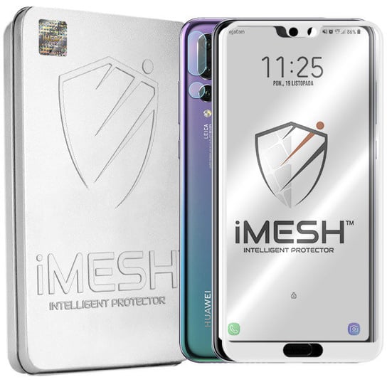 Szkło Imesh 5D Huawei P20 Pro Wyświetlacz + Aparat iMesh
