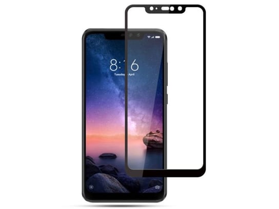 Szkło Mocolo Full Glue do Xiaomi Redmi Note 6 Pro czarne 4kom.pl