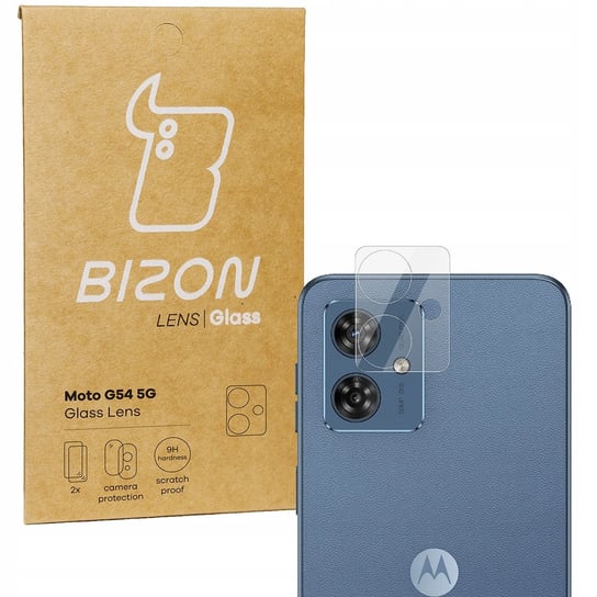 Szkło Na Aparat Bizon Glass Lens Do Motorola Moto G54 5G, 2 Sztuki Bizon