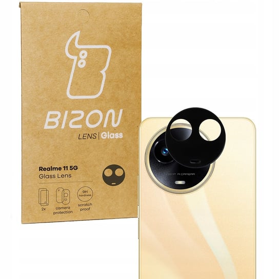 Szkło Na Aparat Bizon Glass Lens Do Realme 11 5G, 2 Sztuki Bizon