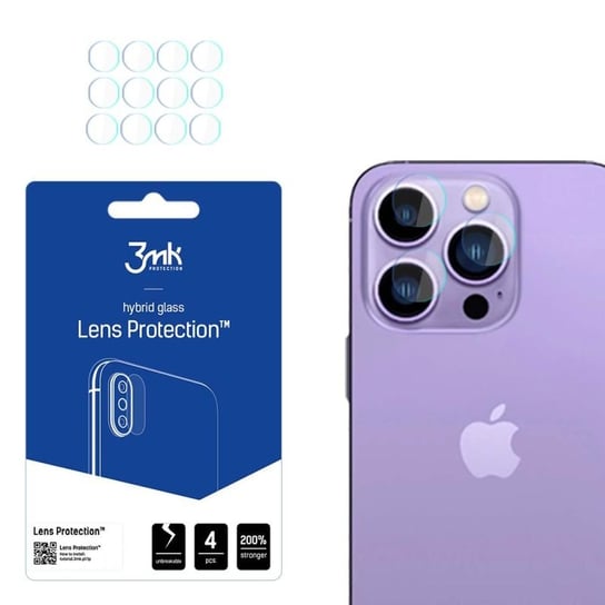 Szkło na obiektyw aparatu do Apple iPhone 14 Pro/14 Pro Max - 3mk Lens Protection 3MK