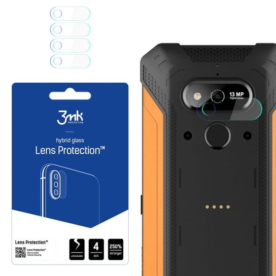 Szkło na obiektyw aparatu do MyPhone Hammer Explorer Plus Eco - 3mk Lens Protection 3MK