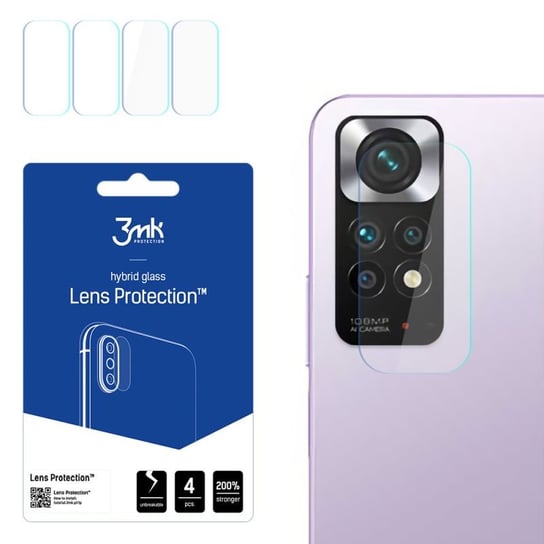 Szkło na obiektyw aparatu do Xiaomi Redmi Note 11 4G - 3mk Lens Protection 3MK