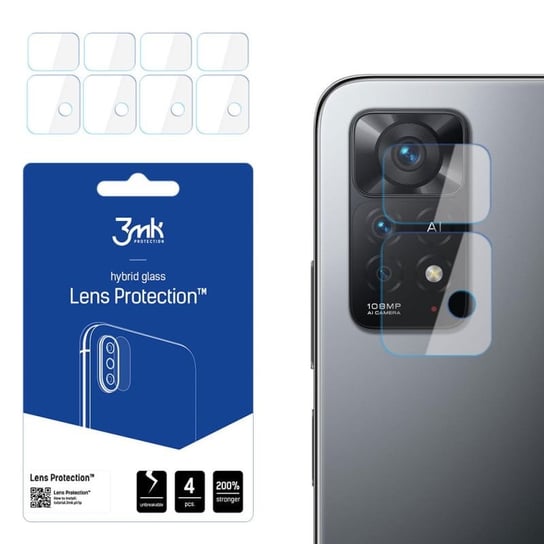 Szkło na obiektyw aparatu do Xiaomi Redmi Note 11 Pro 4G/5G - 3mk Lens Protection 3MK