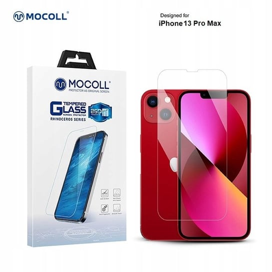 Szkło ochronne MOCOLL 2,5D Clear Transparentne HD iPhone 13Pro Max /14 Max Mocoll