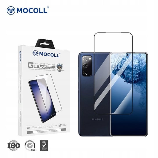 Szkło ochronne MOCOLL 2,5D Full Cover czarna ramka HD Samsung Galaxy Note20 Mocoll