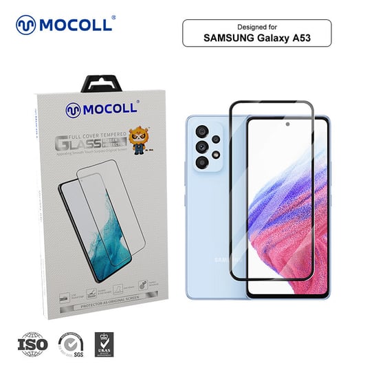 Szkło ochronne MOCOLL 2,5D Full Cover HD czarna ramka Samsung A53 (5G) Mocoll