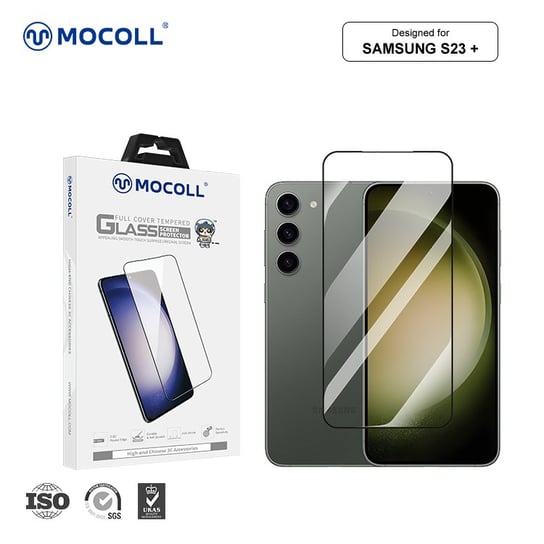 Szkło Ochronne MOCOLL 2,5D Full Cover HD z ramką Samsung Galaxy S23 Plus Mocoll