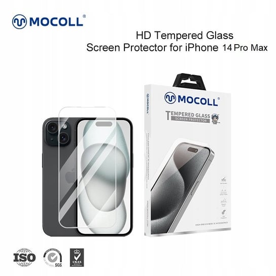Szkło ochronne MOCOLL 2,5D Transparentne HD iPhone 14Pro Max Mocoll