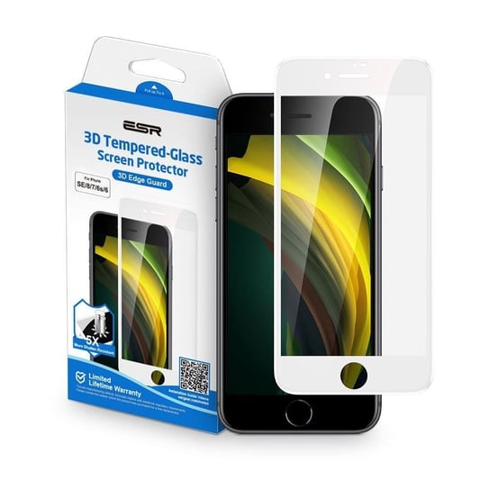 Szkło ochronne na Apple iPhone 7/8/SE 2020 ESR Screen Shield 3D ESR