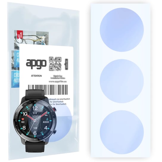 Szkło ochronne na ekran Hybrydowe 9H zamiennik hartowanego do Garett Street Style - apgo Hybrid Smartwatch Protection Ochrona na ekran smartwatcha apgo