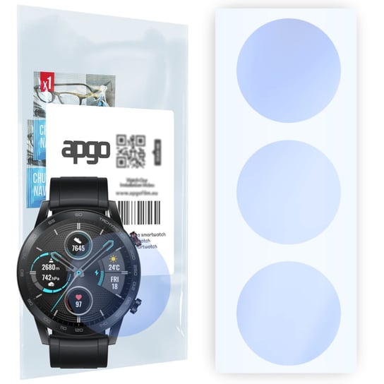 Szkło ochronne na ekran Hybrydowe 9H zamiennik hartowanego do Honor Magic Watch 2 46mm - apgo Hybrid Smartwatch Protection Ochrona na ekran... apgo