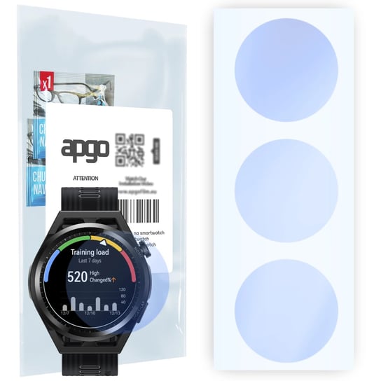 Szkło ochronne na ekran Hybrydowe 9H zamiennik hartowanego do Huawei Watch GT Runner - apgo Hybrid Smartwatch Protection Ochrona na ekran... apgo