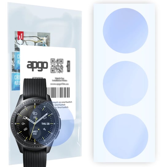 Szkło ochronne na ekran Hybrydowe 9H zamiennik hartowanego do Samsung Galaxy Watch 42MM - apgo Hybrid Smartwatch Protection Ochrona na ekran... apgo