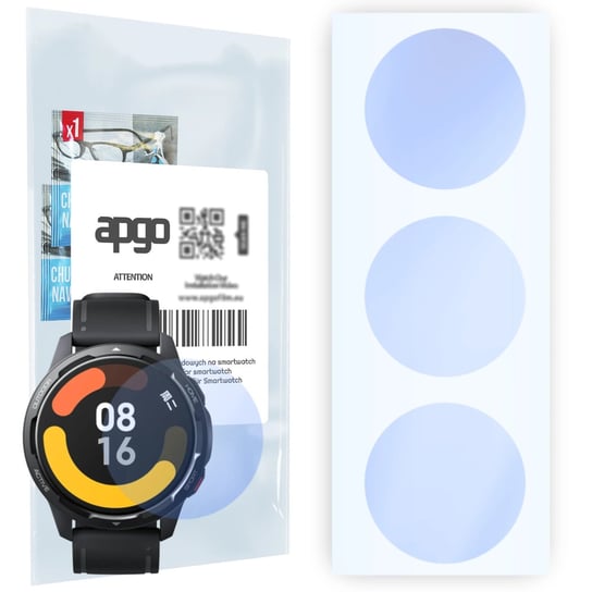 Szkło ochronne na ekran Hybrydowe 9H zamiennik hartowanego do Xiaomi Watch Color - apgo Hybrid Smartwatch Protection Ochrona na ekran smartwatcha apgo