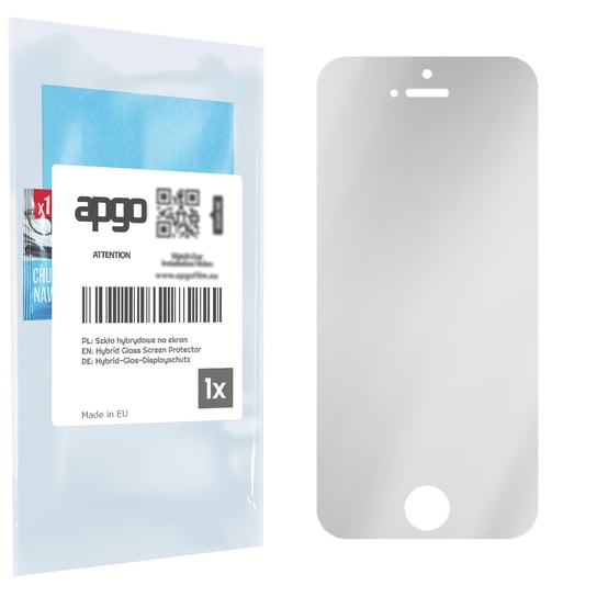 Szkło ochronne na ekran Hybrydowe Matowe E-Papier 9H zamiennik hartowanego do Apple iPhone SE (2016 pierwszy model) - apgo Matte Flexible Hybrid... apgo