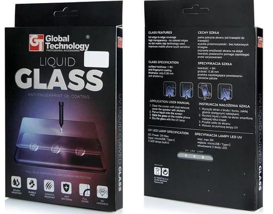 Szkło ochronne na Samsung Galaxy Note 8 N950 GLOBAL TECHNOLOGY Liquid Glass Global Technology