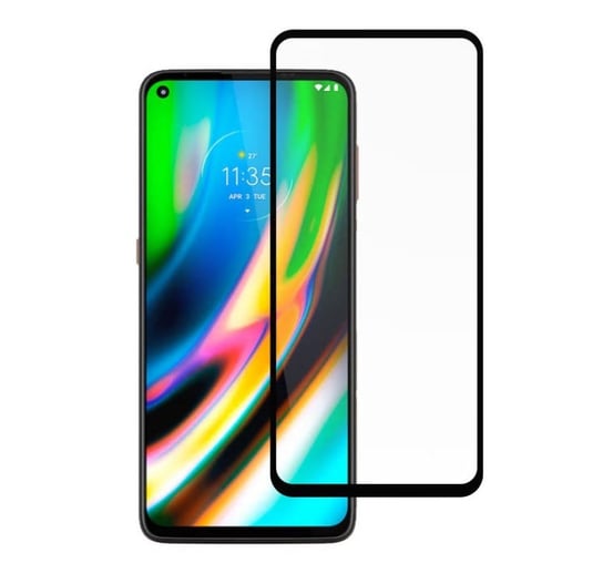 Szkło Ochronne Pełne Full Glue do Motorola Moto G8 Braders