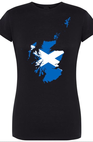 Szkocja Damski Modny T-Shirt Logo Nadruk Rozm.L Inna marka