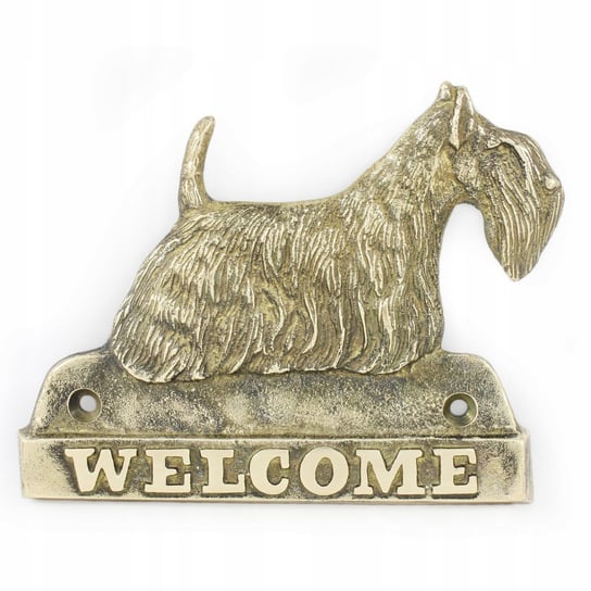 Szkocki Terrier Tabliczka Na Drzwi Welcome Inna marka