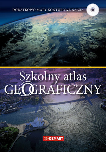 Szkolny atlas geograficzny + CD Opracowanie zbiorowe