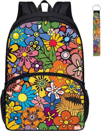 Szkolny Plecak Z Wzorem Kwiatów W Stylu Hippie Other