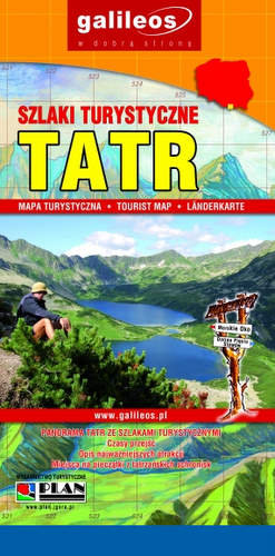 Szlaki turystyczne Tatr. Mapa turystyczna Opracowanie zbiorowe
