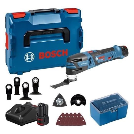 Szlifierka-szlifierka Bosch Professional GOP 12V-28 + 2 akumulatory 3,0Ah + akcesoria + L-BOXX - 06018B5006 Bosch Professional