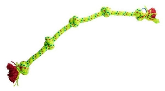Sznur dla psa CHICO, zielony, 70 cm, 5 węzłów Chico